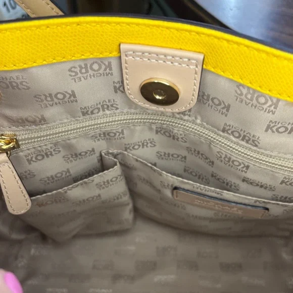 Michael Kors Bright Yellow Tote - Picture 9 of 13
